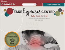 Tablet Screenshot of farehypnosis.com